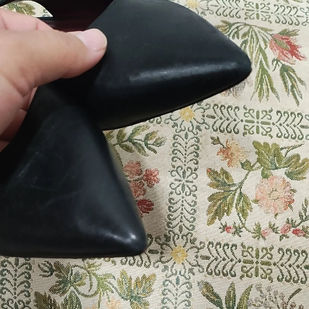 Franco Sarto Black Slingback Flats - Picture 2 of 6